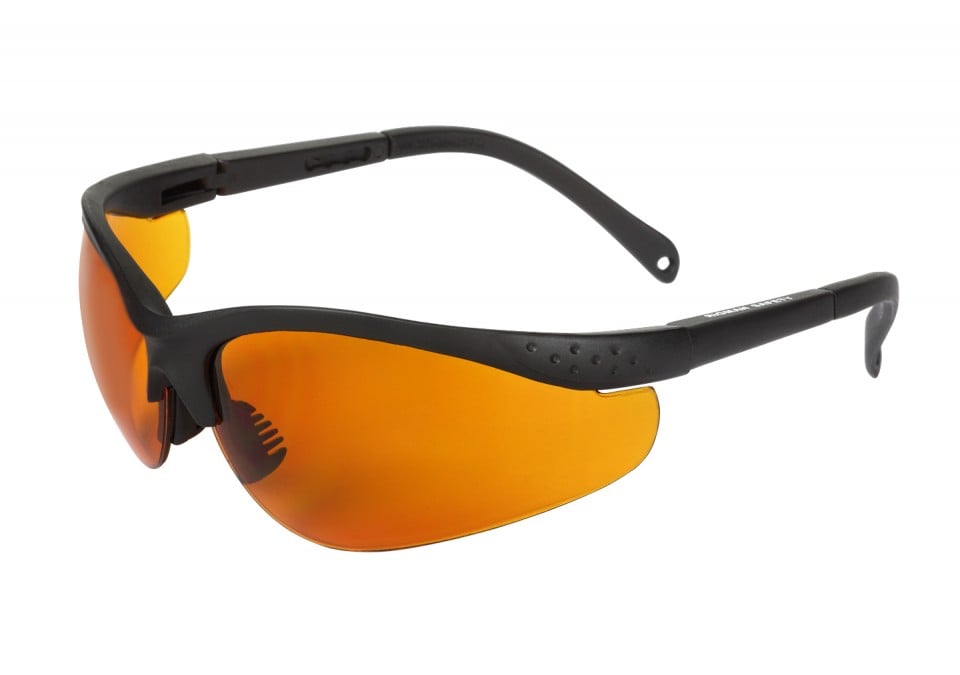 Amber Safety Glasses - SG519-AMB — ANSI Z87.1